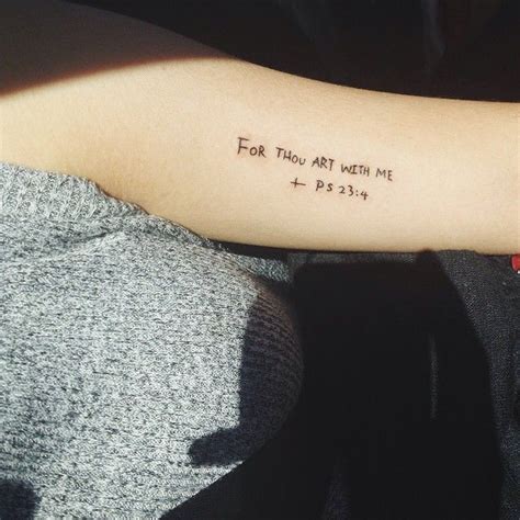 40 Simplistic Quote Tattoo Ideas - Brighter Craft | Bible verse tattoos, Bible quote tattoos ...