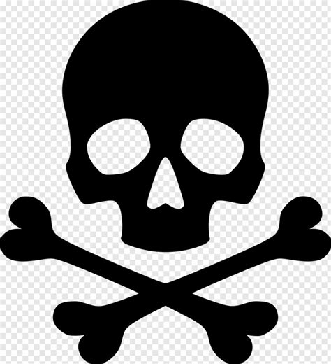 Danger - Skull And Crossbones Easy, HD Png Download | Skull and crossbones, Skulls drawing ...