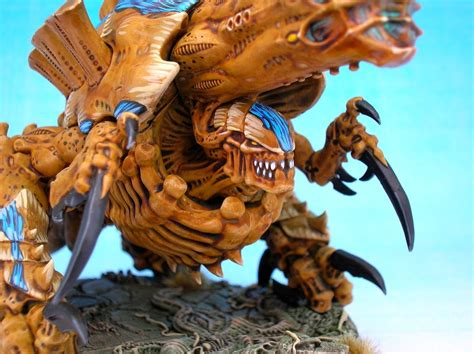 Very cool paint job on a Tyranid Exocrine. | Tyranids, Warhammer 40k ...