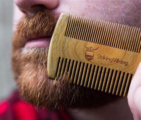 Beard Comb Stainless Steel Combs Folding Mustache Pocket Hair Styling ...