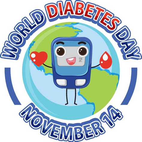 World Diabetes Day Logo Design 11119661 Vector Art at Vecteezy