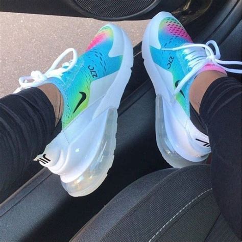 Custom Air 270 Rainbow | Nike shoes women, Nike shoes, Cute sneakers