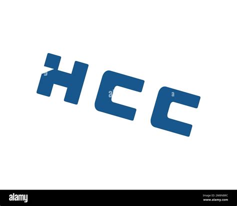 Hindustan Construction Company, rotated logo, white background B Stock ...