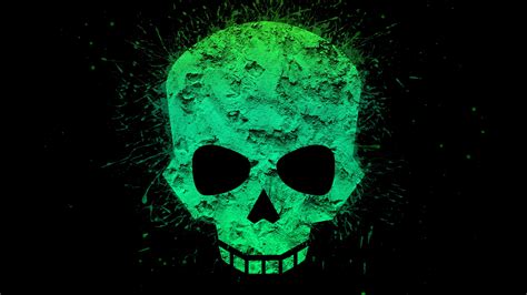 Green Skull Desktop Wallpapers - Wallpaper Cave