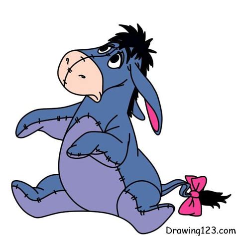 Eeyore Drawing Tutorial How To Draw Eeyore Step By Step, 53% OFF