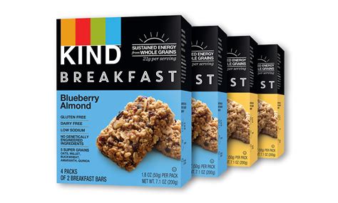 KIND Breakfast Bars Variety Pack, Dark Chocolate Protein & Peanut Butter, Gluten Free, Non GMO ...