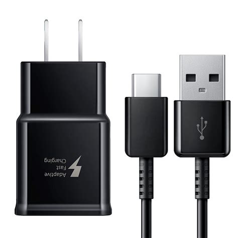 Samsung Fast Charge Travel Charger with USB-C cable( Type C Cable + Adapter)