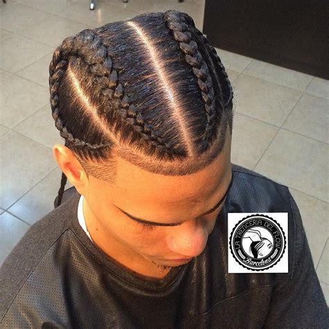 No photo description available. Cornrow Braids Men, Cornrow Hairstyles For Men, Box Braids ...