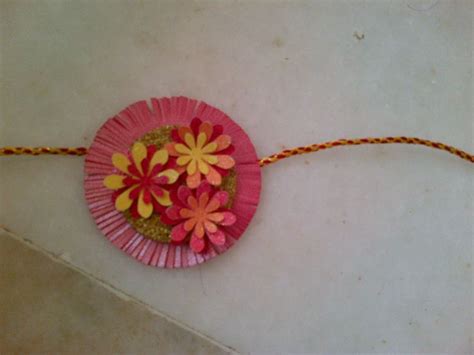 Handmade paper Rakhi! | Rakhi making, Quilling craft, Rakhi design