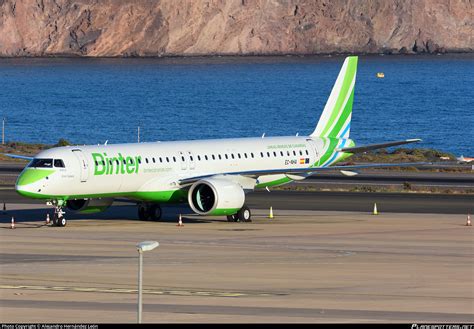 EC-NHA Binter Canarias Embraer E195-E2 (ERJ 190-400 STD) Photo by ...