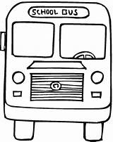 Printable Bus Coloring Pages sketch template