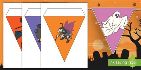 Halloween Bunting - Downloadable and Printable - Twinkl