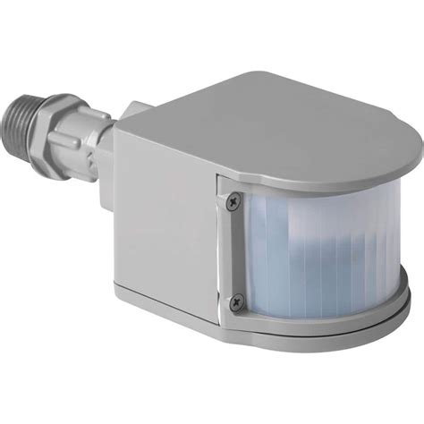 Progress Lighting 180-Degree Metallic Gray Motion Sensing Outdoor Flood Light-P6345-82 - The ...