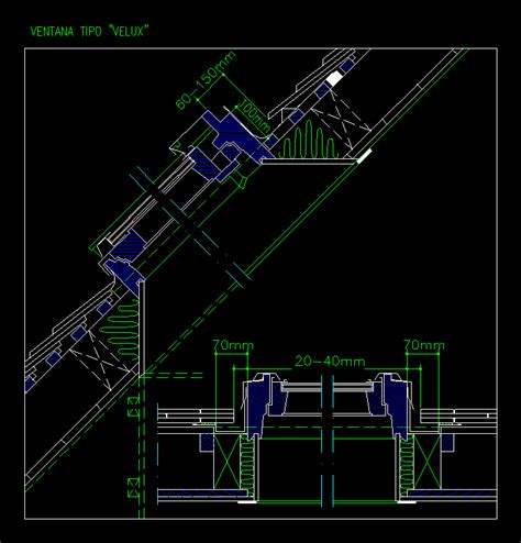 Velux-Fensterdetails in AutoCAD | CAD-Bibliothek