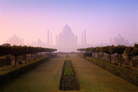 View Of Taj Mahal At Sunrise, Soft Dawn Photograph by Adrian Pope ...