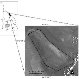 Map of Ischigualasto Provincial Park (dashed line). | Download Scientific Diagram