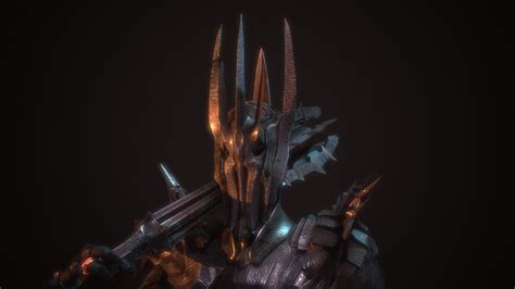 Sauron Armor - 3D Model by Lordische