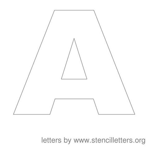 free printable letter stencils | Stencil Letters 12 Inch Uppercase | Stencil Letters Org ...