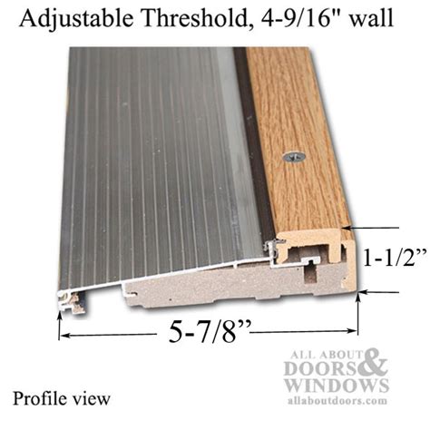 Adjustable Door Threshold | Adjustable Threshold | All About Doors