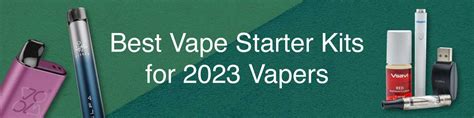 Best Vape Starter Kit for 2023 UK Vapers