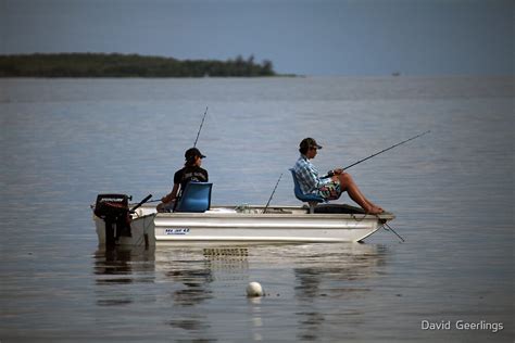 "Boys fishing in a small boat" by David Geerlings | Redbubble