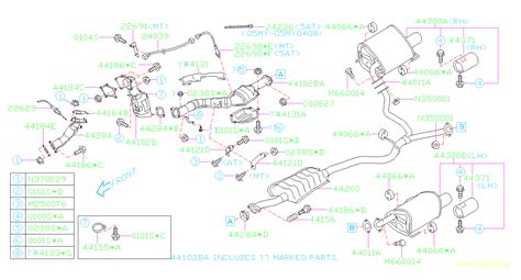 Subaru Outback Exhaust Pipe (Rear). Exhaust Pipe - 44299AG00A | Peltier Subaru, Tyler TX