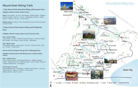 Mount Emei Hiking Tours, Emeishan Hike, Routes, Map, Useful Tips 2024