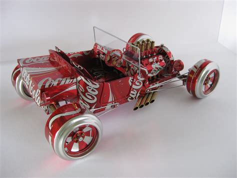 Sandy's CanCars - Hot Rod | Recycle cans, Aluminum can crafts, Soda can crafts