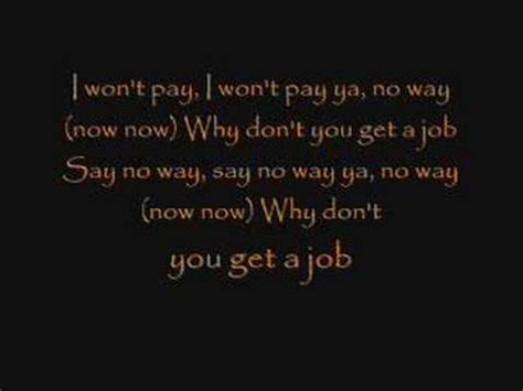 The Offspring - Why Don't you get a job? Lyrics - YouTube