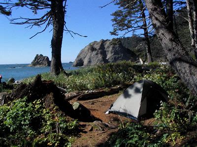 Camping at Rialto Beach, Washington