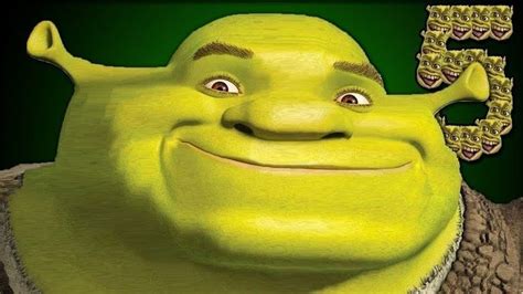 Shrek Smiling and Posing for a Photo