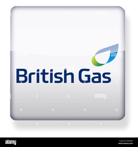 British Gas logo as an app icon. Clipping path included Stock Photo - Alamy