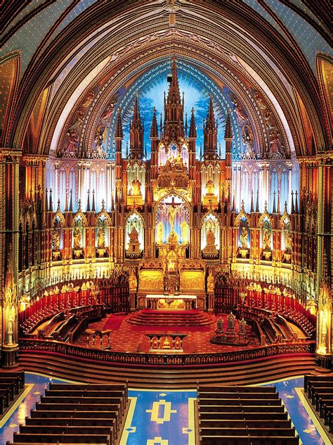 Notre Dame Basilica Montreal Canada View from the balcony - 148 ...