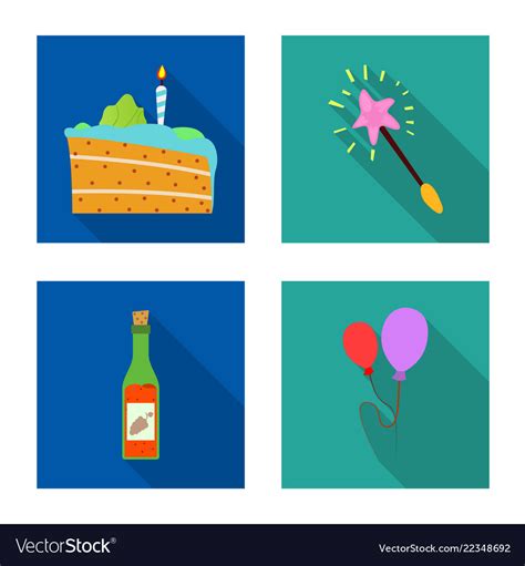 Party and birthday logo Royalty Free Vector Image