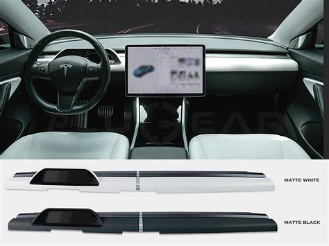 Tesla Model 3: Dashboard Upgrade Module with Instrument Display - Plugear