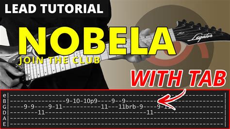 Nobela - Join The Club FILLS + SOLO Tutorial (WITH TAB) - YouTube