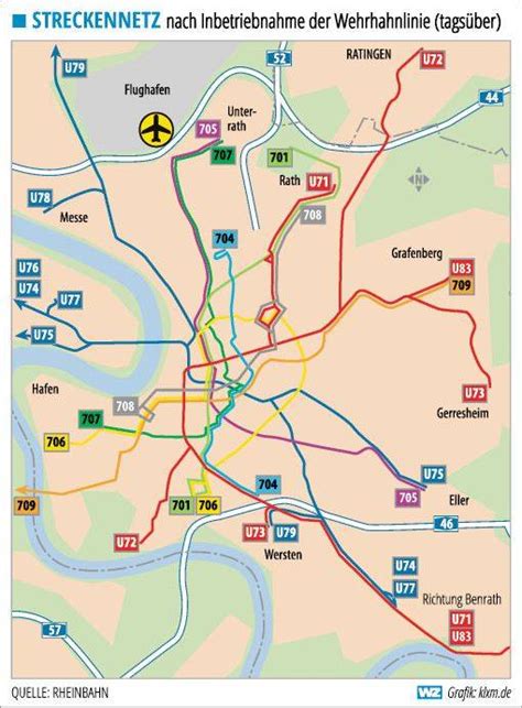 Düsseldorf: Neues Liniennetz der Rheinbahn: Gewinner und Verlierer