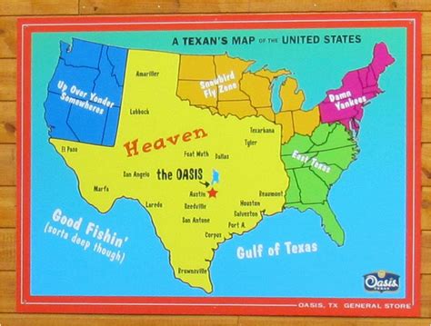 Funny Texas Map | secretmuseum