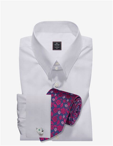 Tab Collar Shirt | Mens Tab Collar Shirts | White Tab Collar Shirt | Luxury Shirt 786