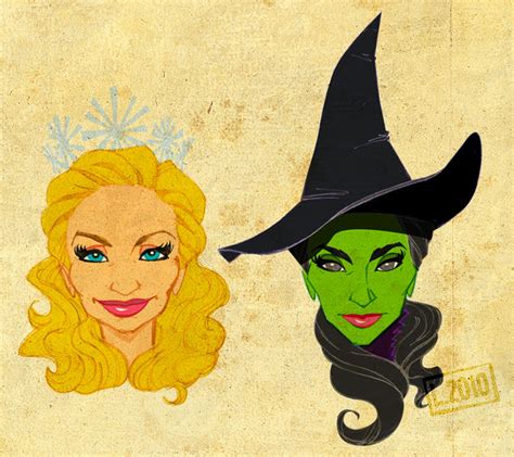 Glinda and Elphaba by leandrols on DeviantArt