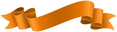 Orange Ribbon Png - PNG Image Collection