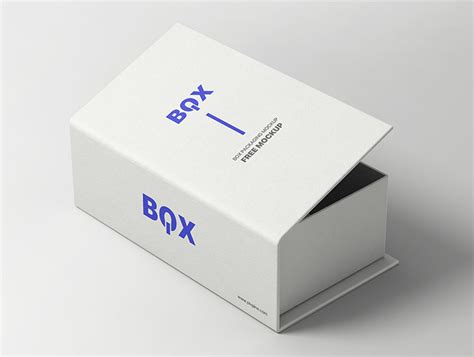 Free Box Packaging Mockup | Ocean Mockups