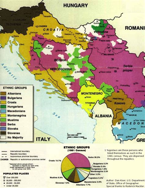 Ethnic map of Yugoslavia in 1981 : r/europe