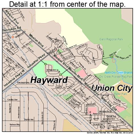 Hayward California Street Map 0633000