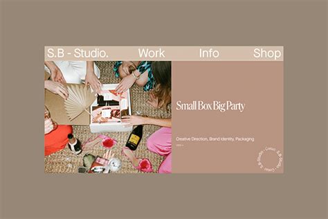 S.B - Studio: Personal Website on Behance