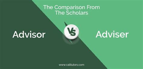 Advisor vs Adviser: The Comparison From The Scholars