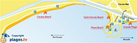 Saint Gervais Beach in Fos-sur-Mer - Bouches-du-Rhone - France - Plages.tv