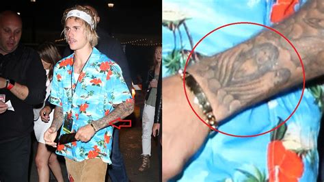 Justin Bieber has Selena Gomez's face tattooed on his wrist despite ...