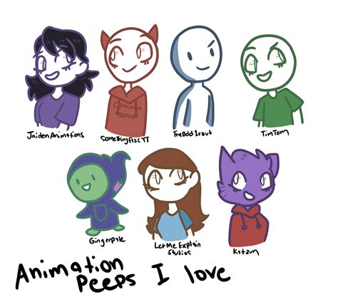 Animation Peeps I LOVE!! They are all talented little beans ...