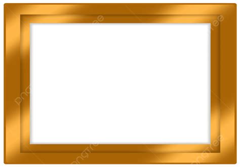 Golden Rectangular Frame, Frames, Rectangular, Golden PNG Transparent ...